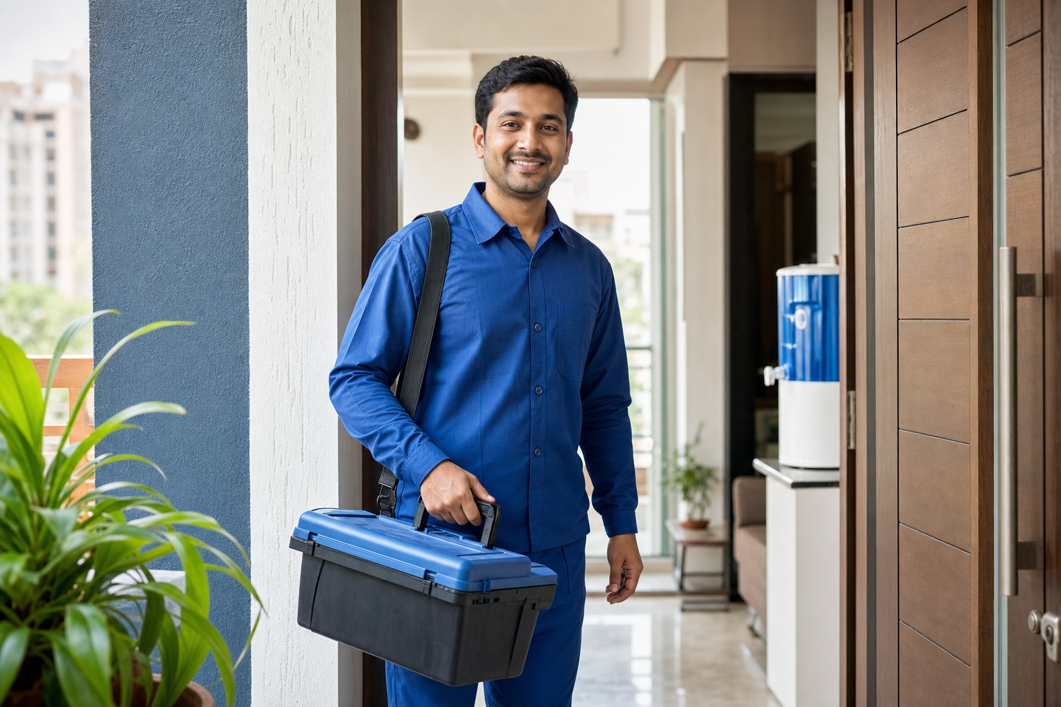 Doorstep RO service technician visit in Nashik